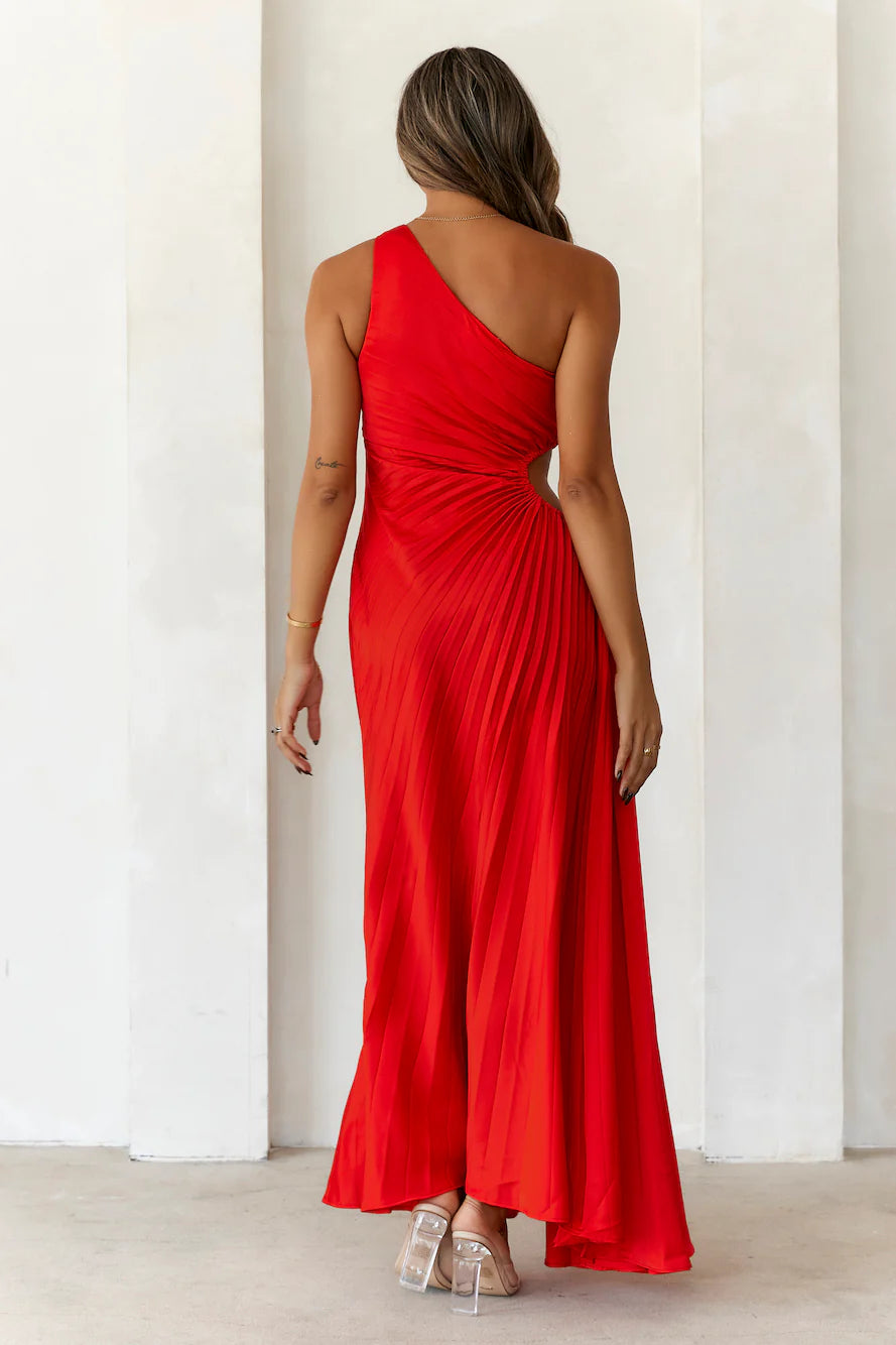 Season Of Weddings Maxi Dress Red