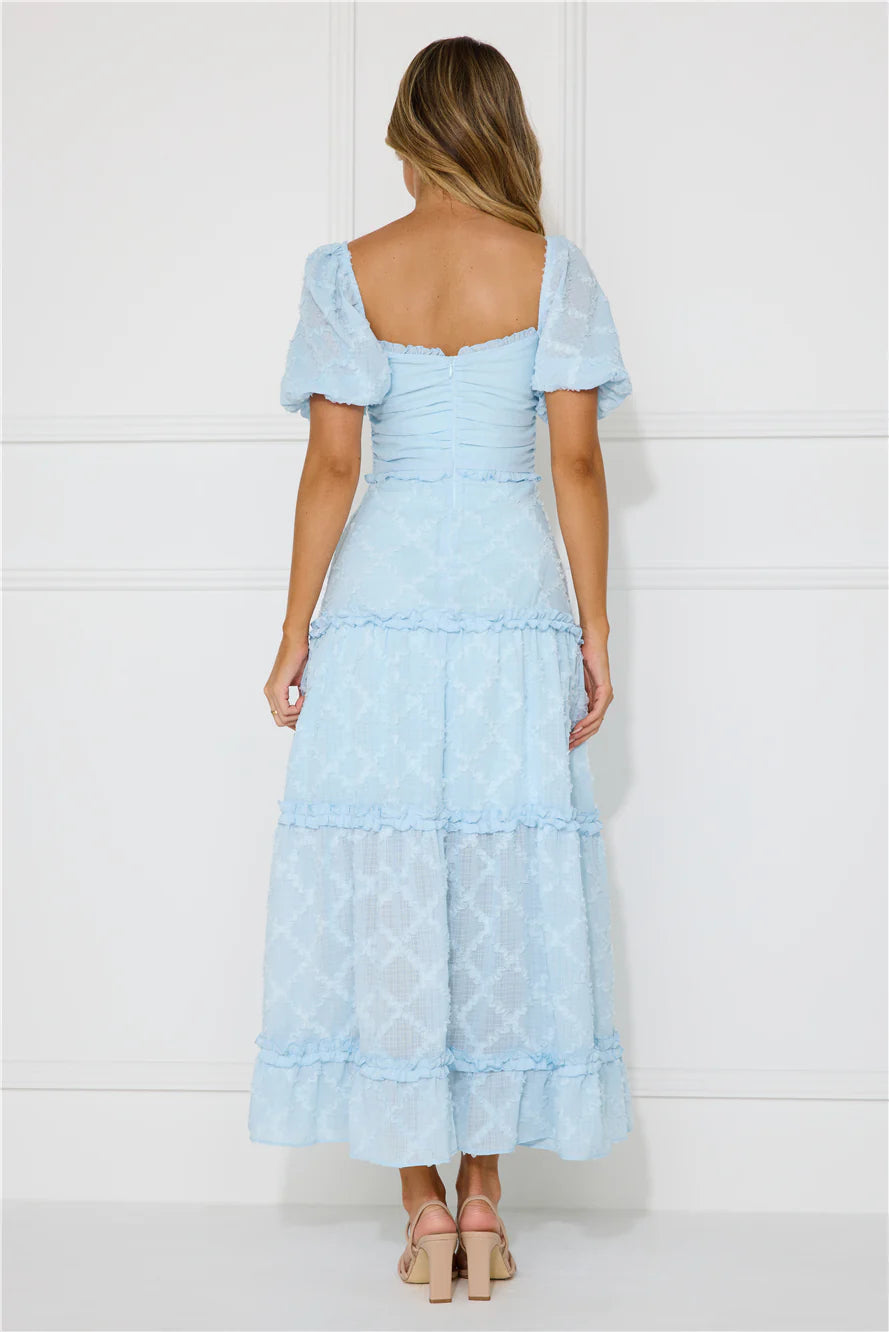 Show My Love Maxi Dress Blue