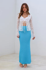 Show It Mesh Top White