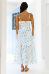 Hidden Lagoon Maxi Dress Blue