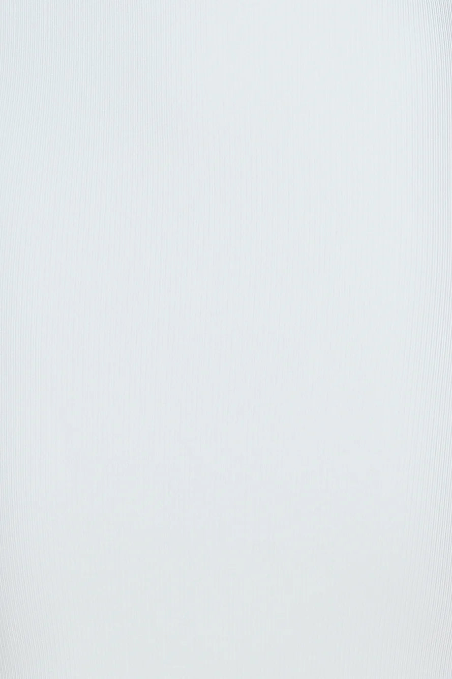 Sing Song Midi Dress White