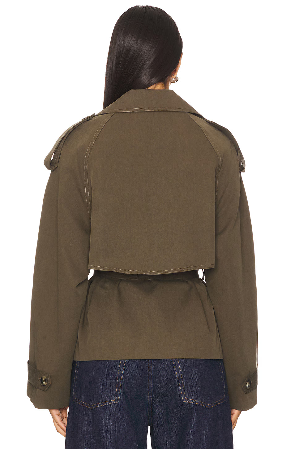 Elodie Eleanor Cropped Trench Coat