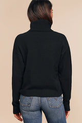 Amazing Memories Black Turtleneck Sweater