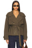 Elodie Eleanor Cropped Trench Coat