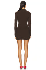 Date Night Ribbed Knit Mini Dress