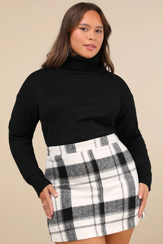 Amazing Memories Black Turtleneck Sweater